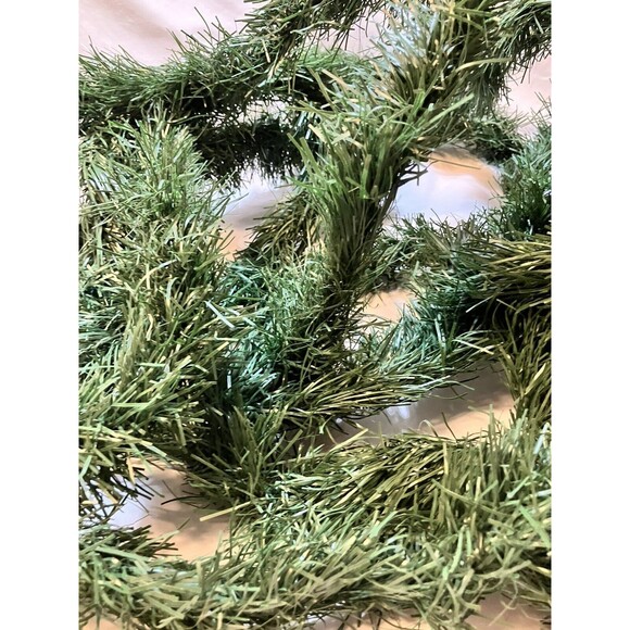 Green Christmas Artificial Garland - 2 pieces - Total 15’ Feet Holiday Decor - Picture 2 of 3
